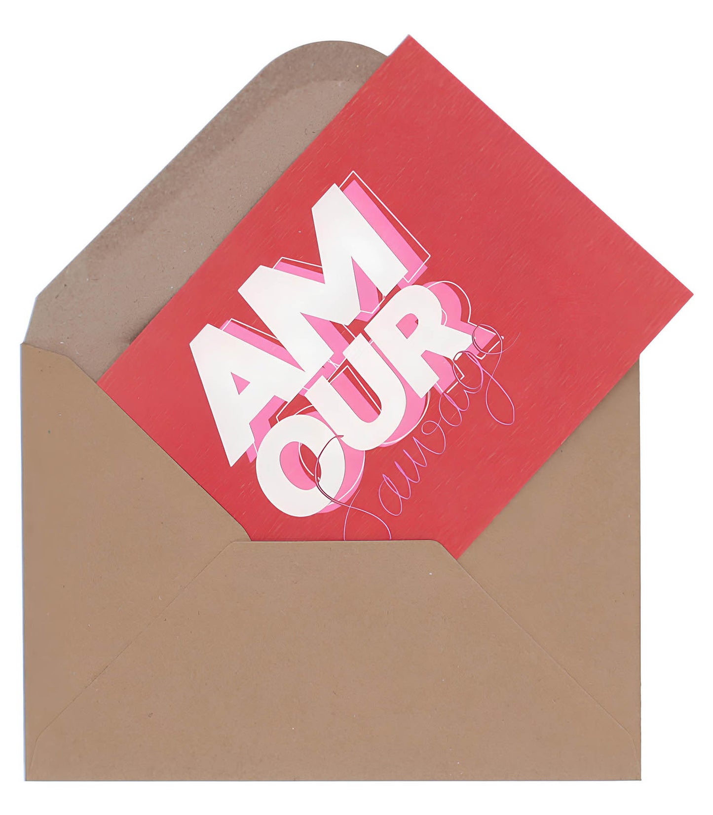 Carte de voeux Amour Sauvage