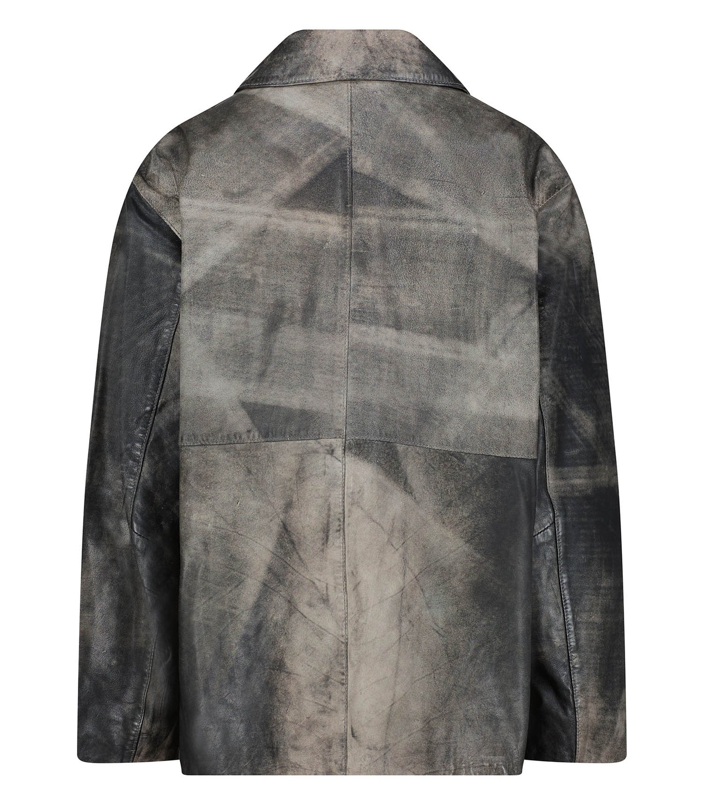 Veste en cuir Presley Fossil Grey