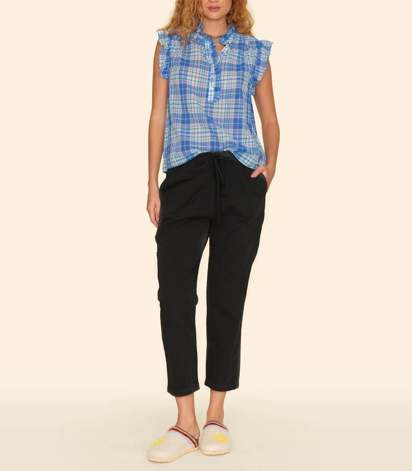 Pantalon Rex Washed Black