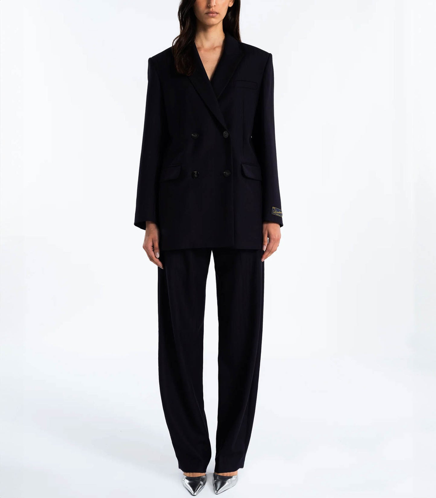 Pantalon à pinces Cesare Noir