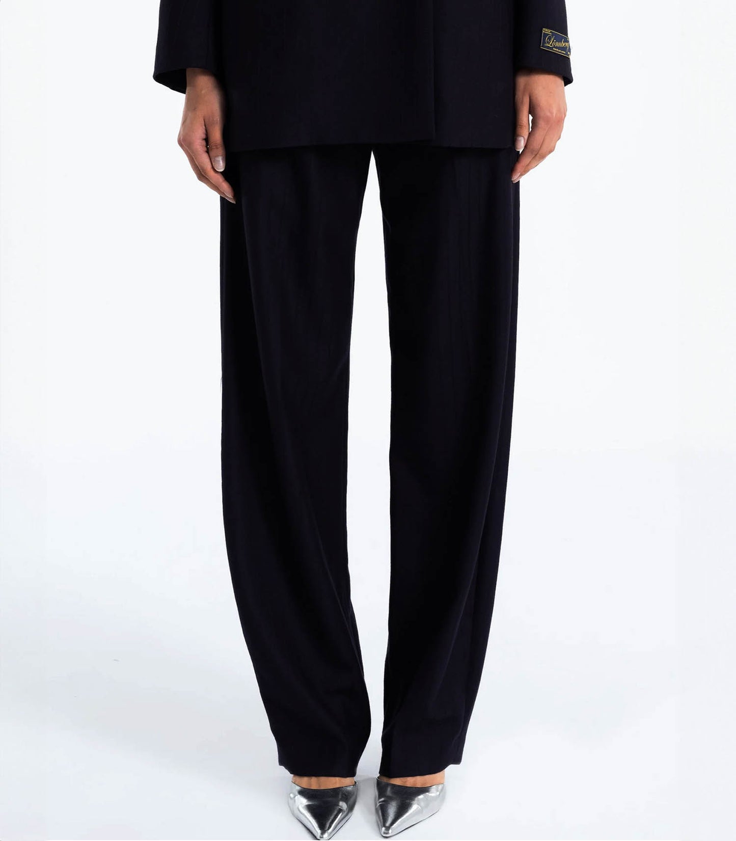 Pantalon à pinces Cesare Noir