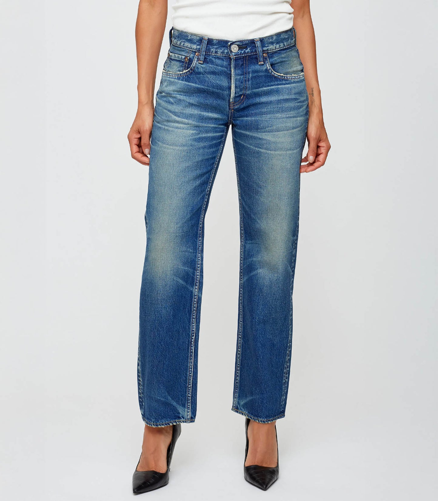 Jean Minneola Straight Low Dark Blue