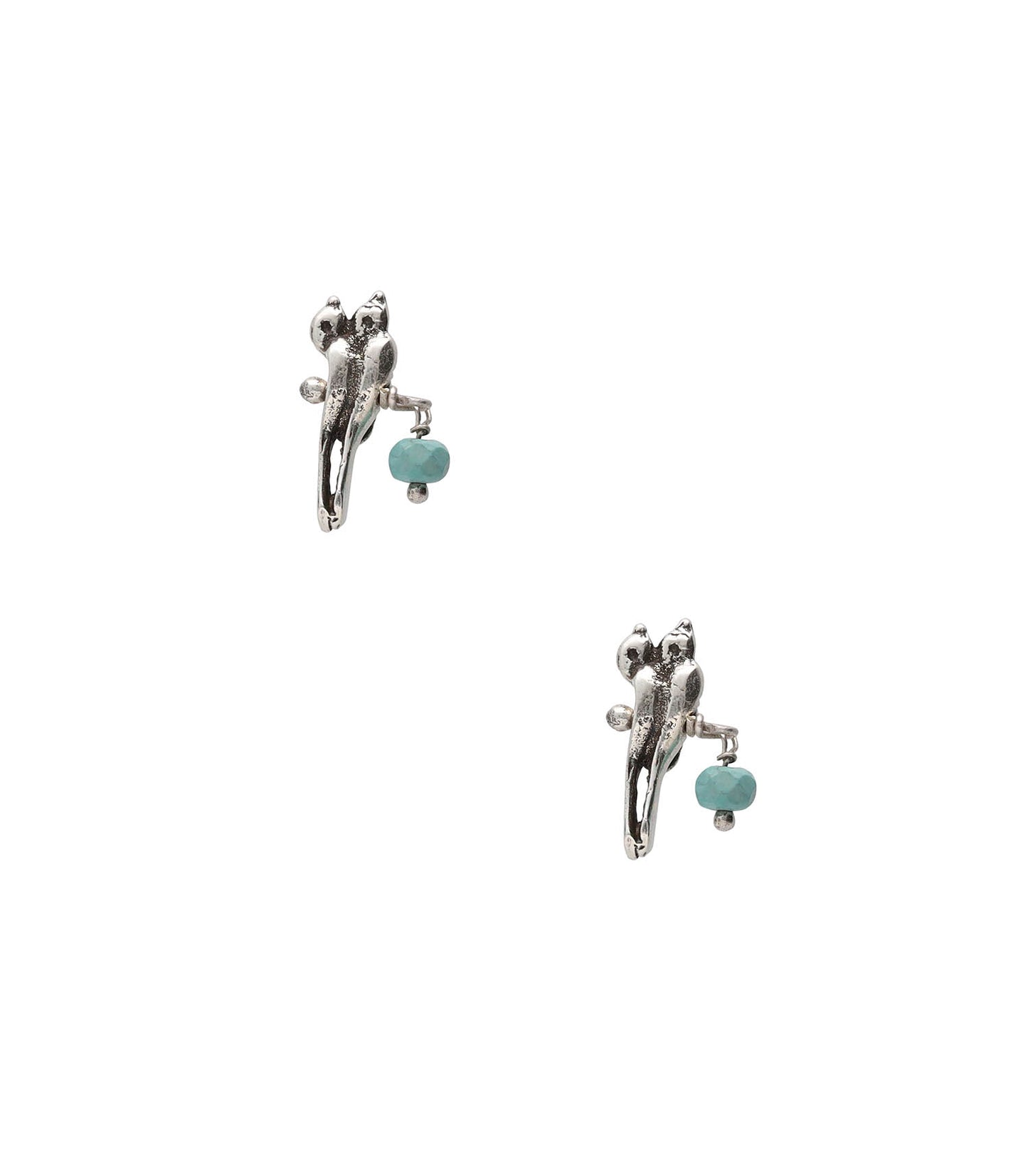Boucles d'oreilles Puce Piupiu Argent