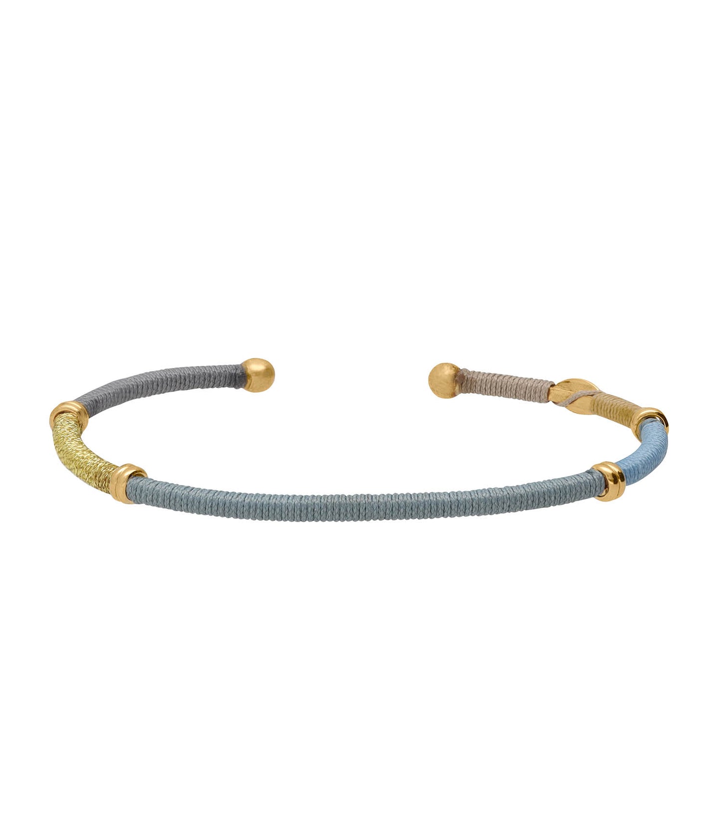 Bracelet Zanzifull doré Multicolor Bleu