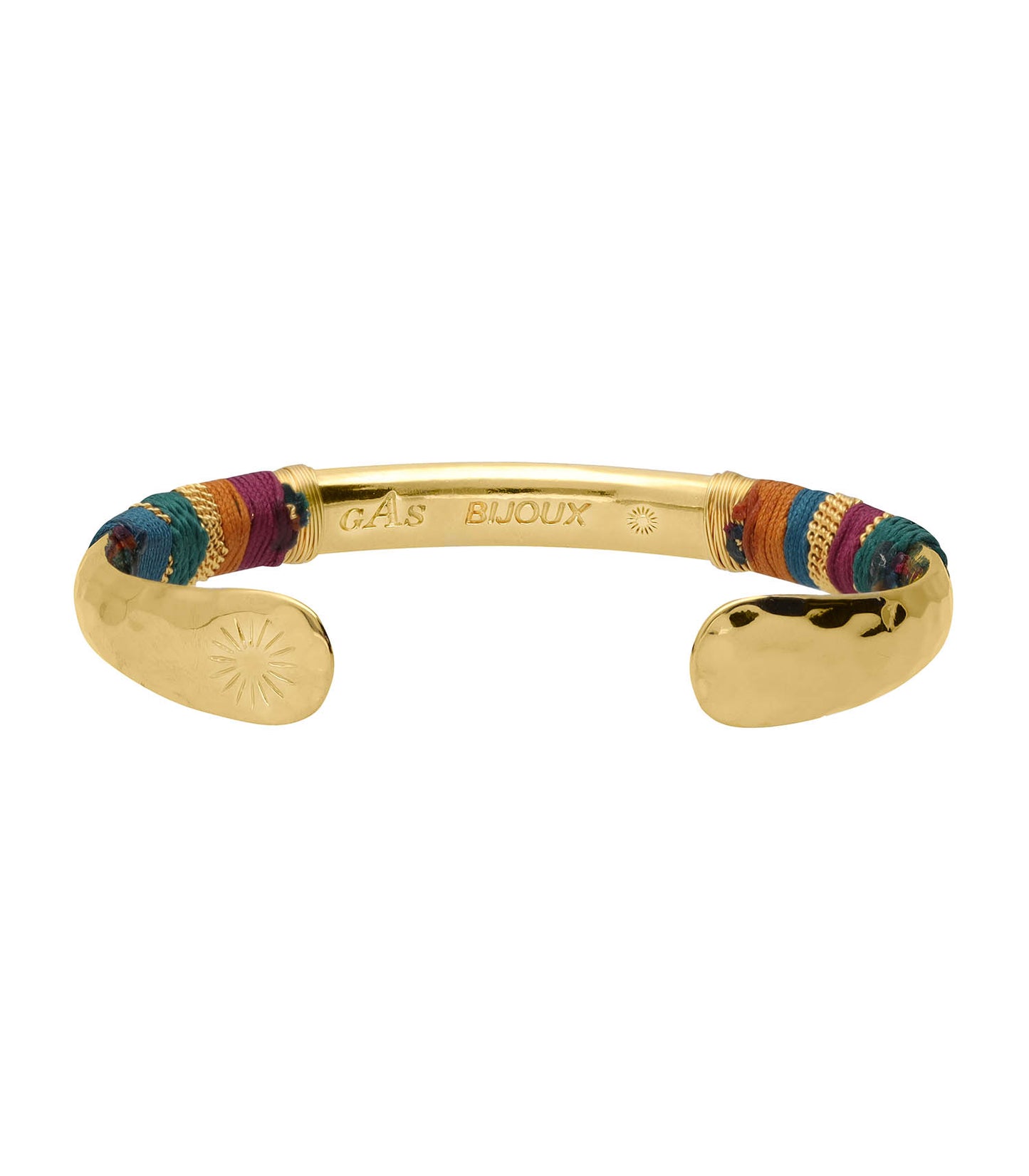 Bracelet Massai Classique Doré Multicolor