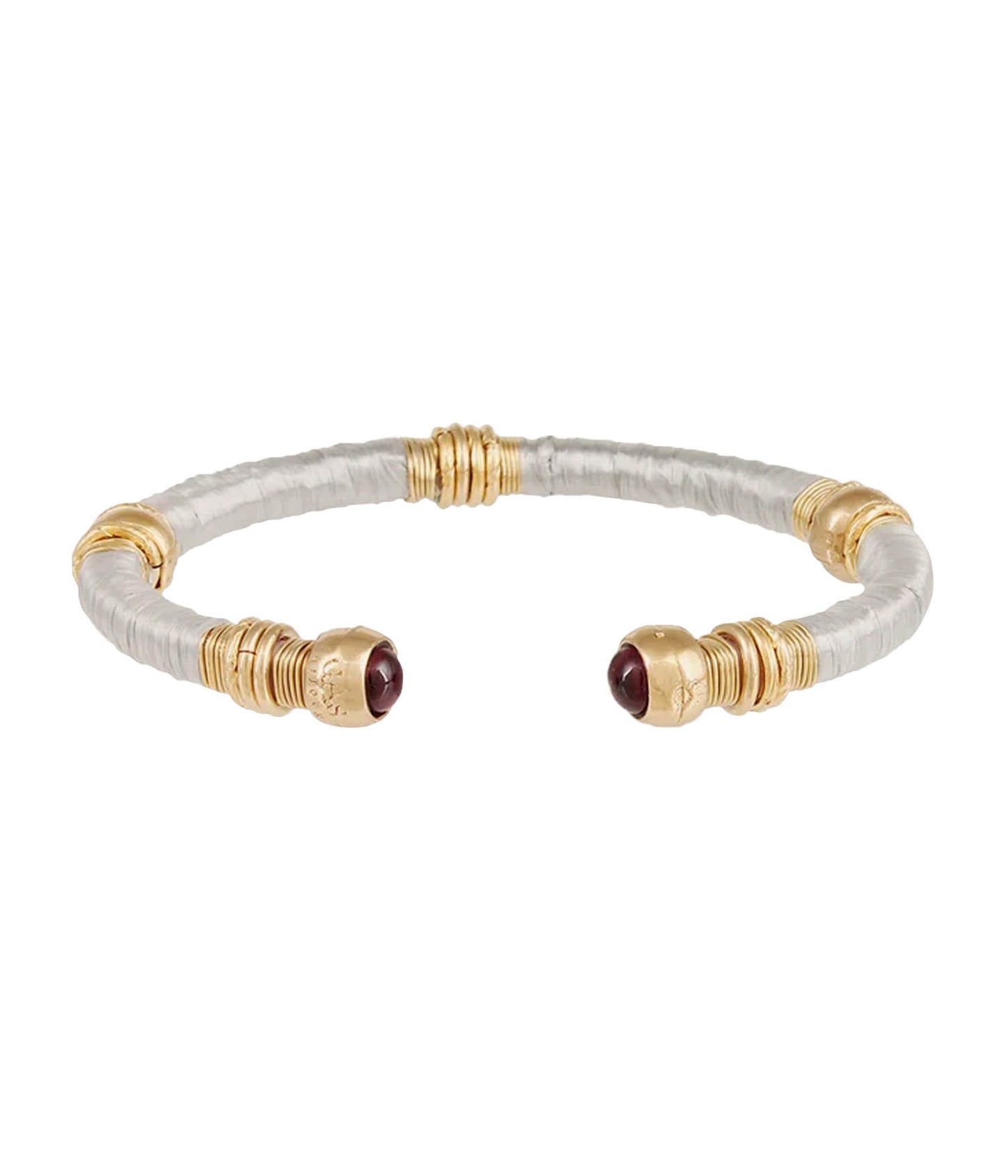 Bracelet Sari raphia acétate doré