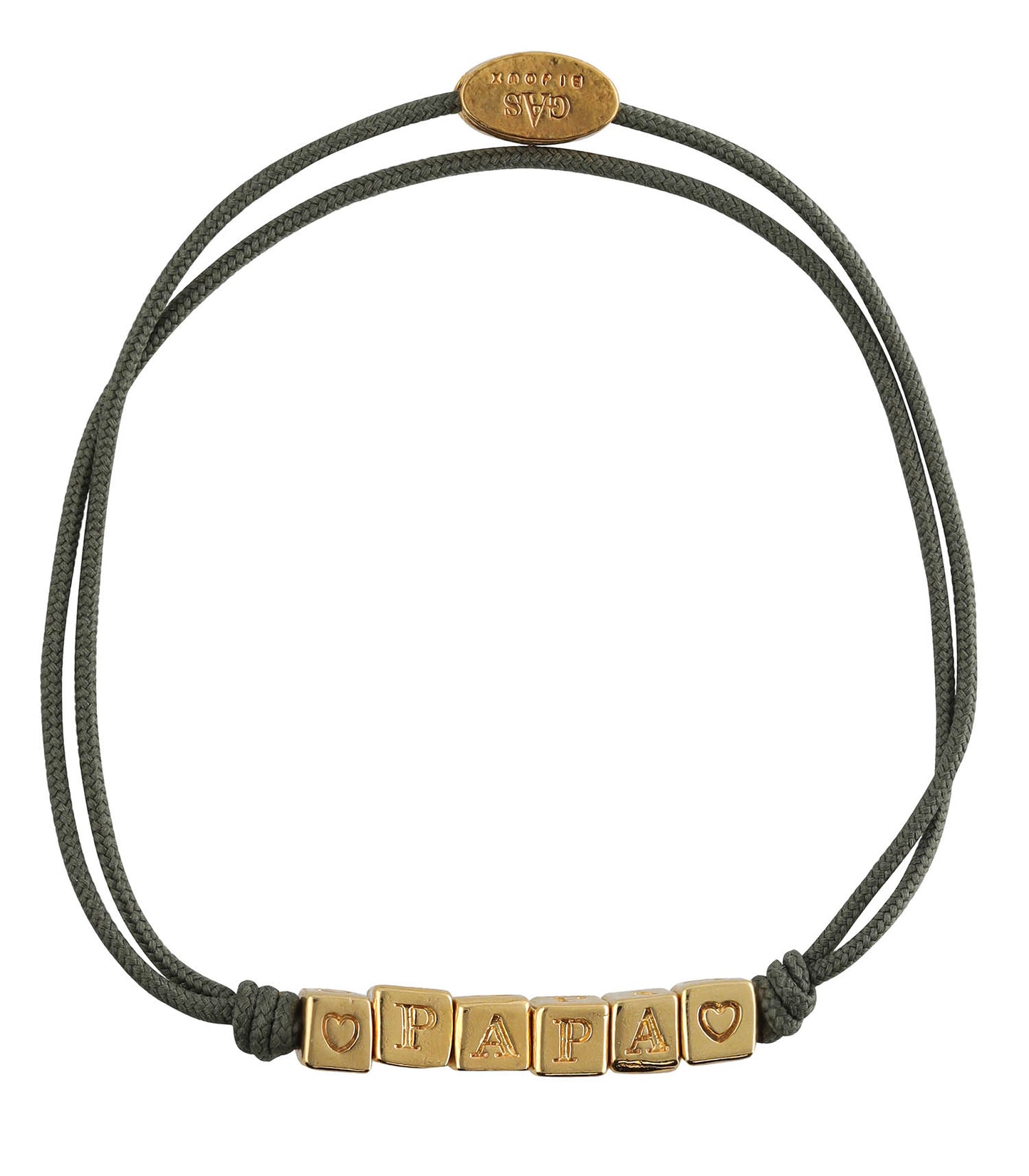 Bracelet Papa Doré Lien Vert