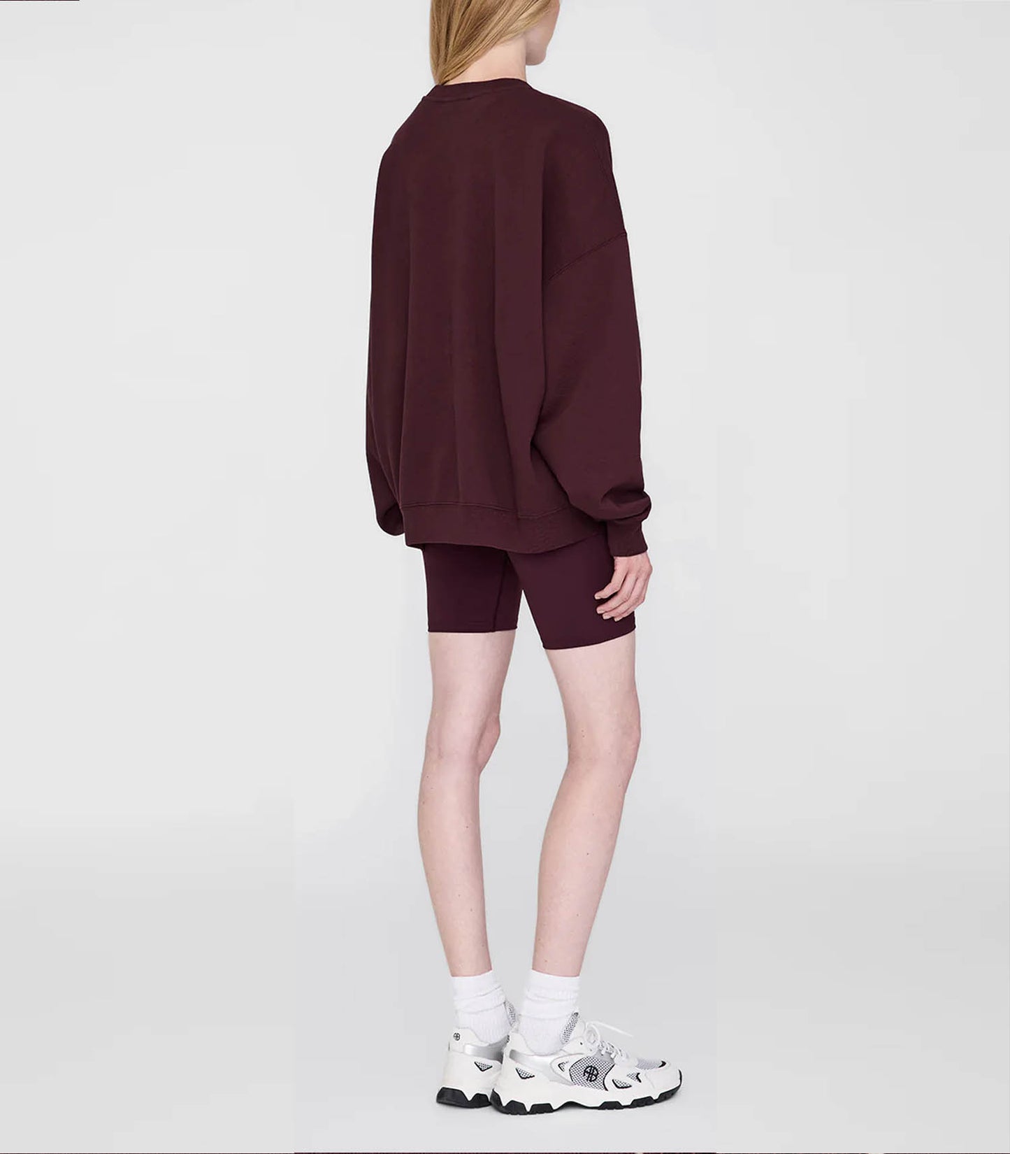 Sweat-shirt Miles Oversized Dark Burgundy