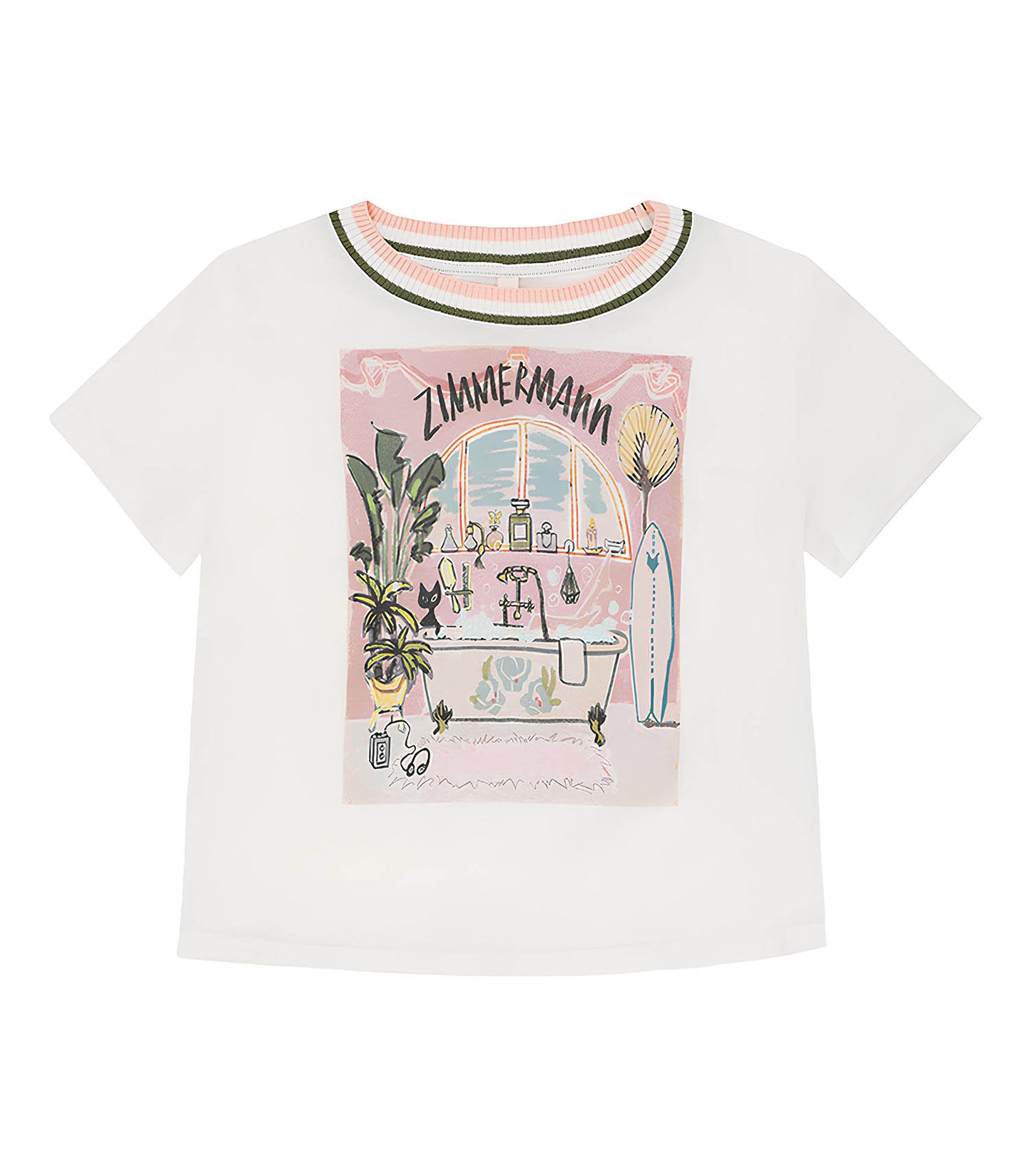 Tee-Shirt Enfant Ottie Printed Blanc
