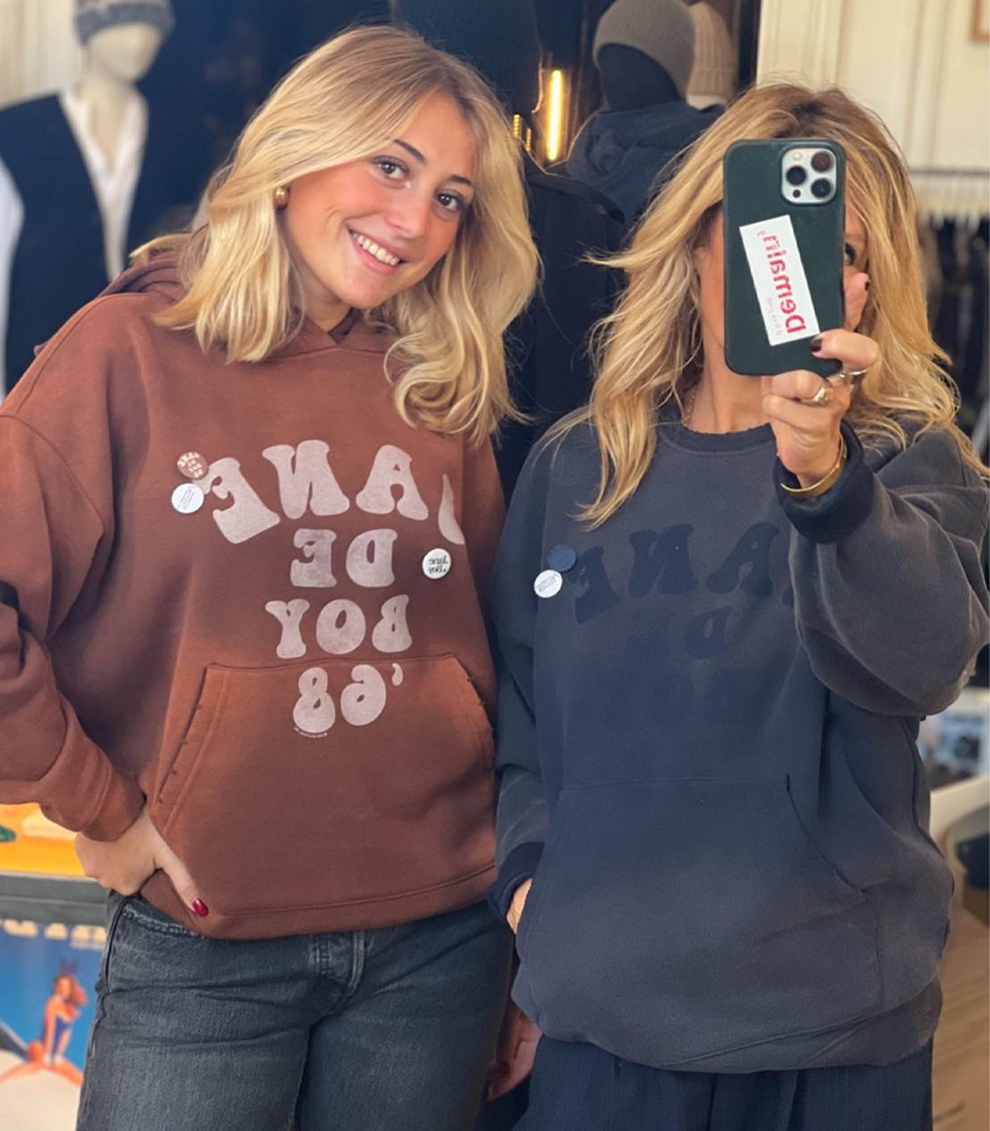Hoodie Skyler Jane De Boy '68 Brown