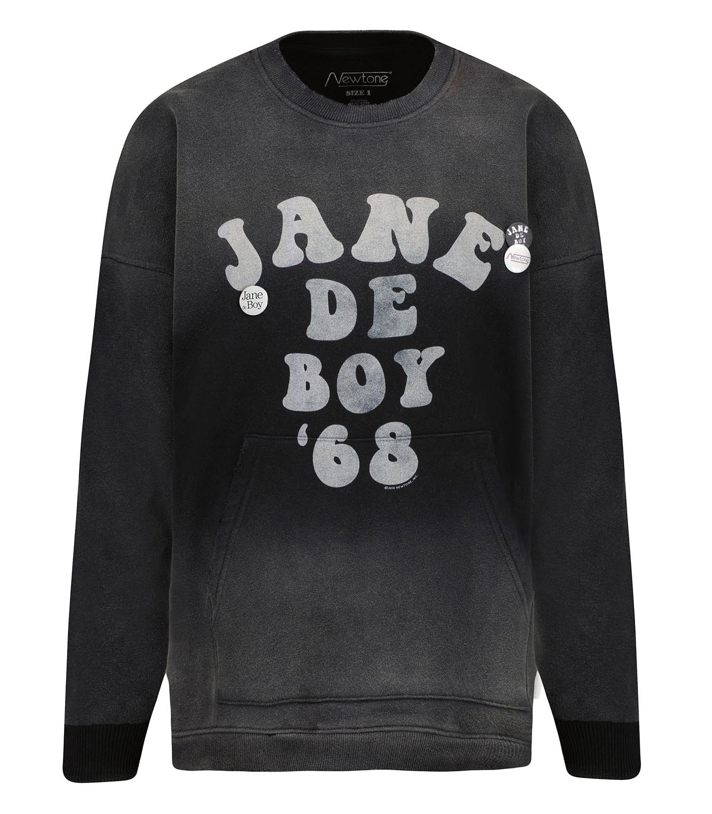 Sweat-shirt Piper Jane de Boy '68 Black