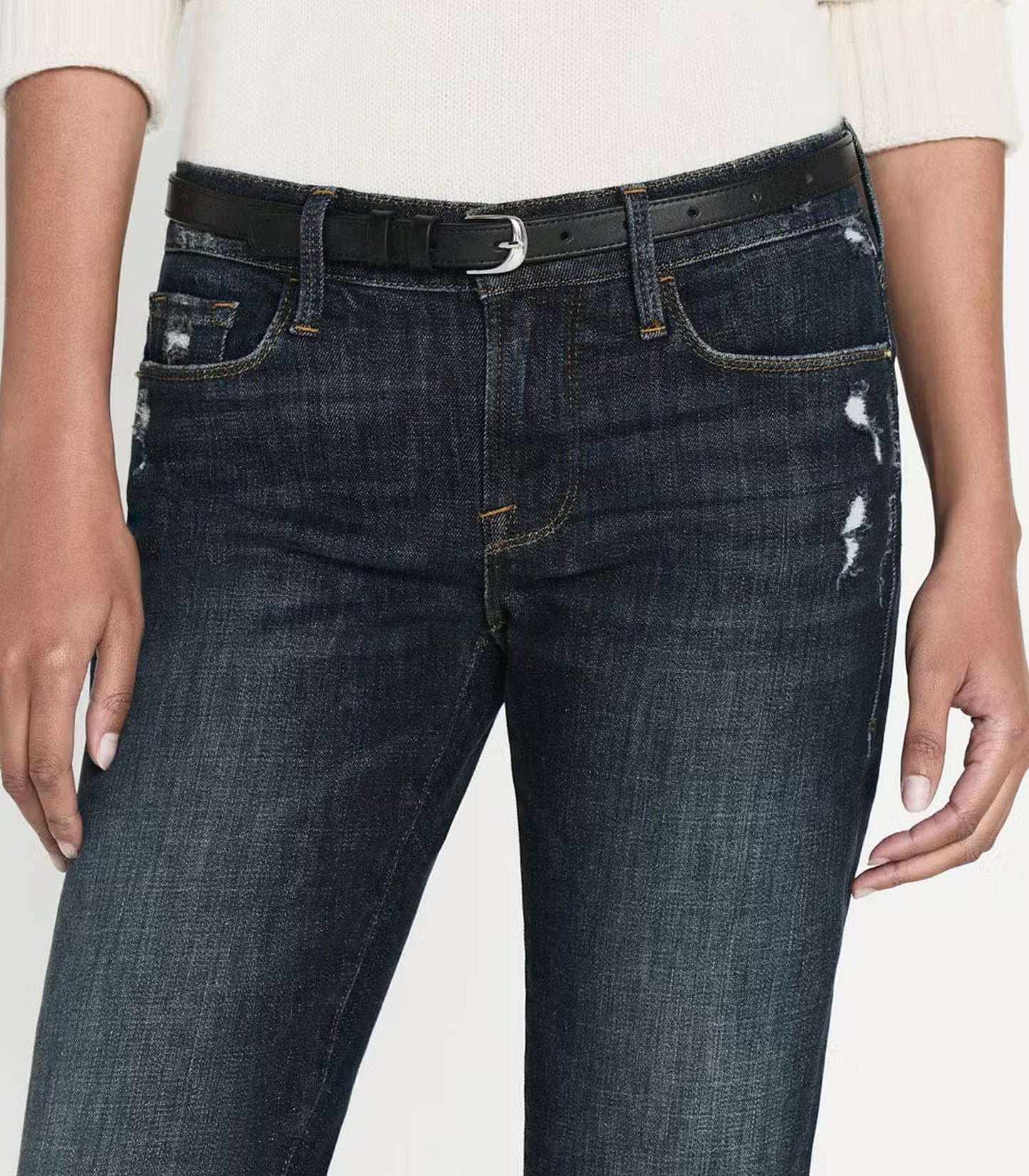 Jean Le Garçon Crop Covant Denim