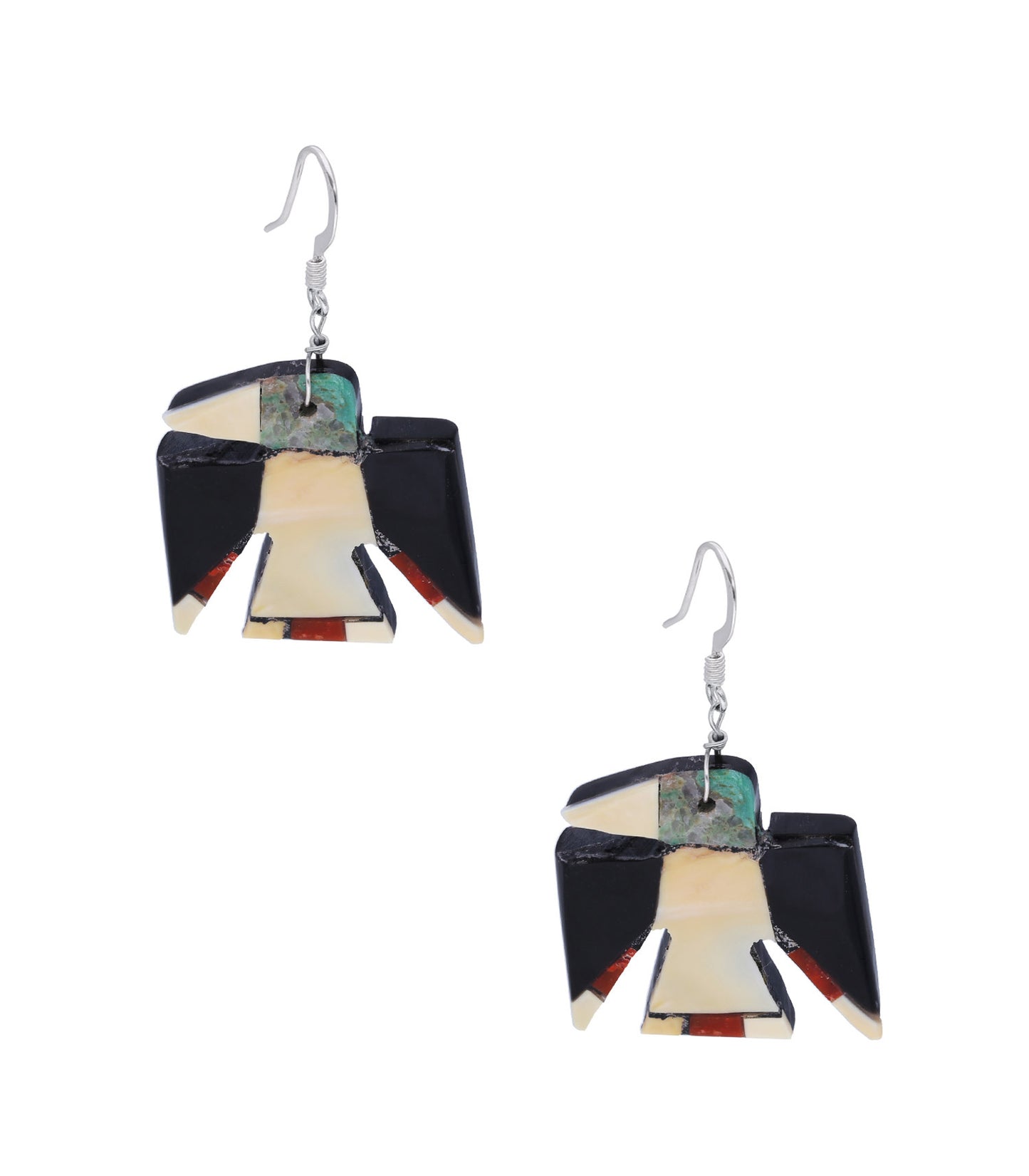 Boucles oiseau nacre