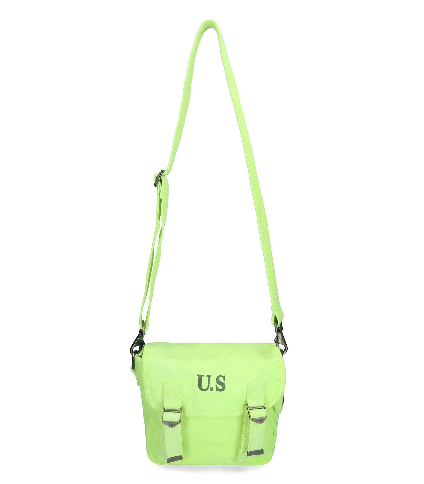 Sac U.S petit toile jaune fluo