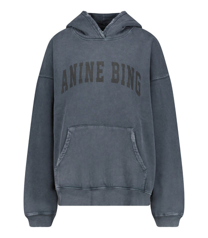 Hoodie Harvey Dark Washed Black