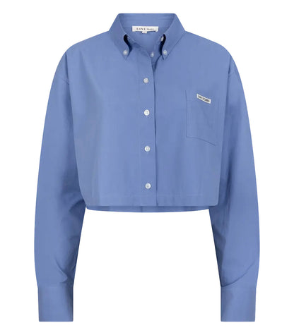 Chemise à manches longues Pete Bleu