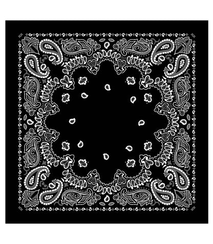 Bandana Black 120 x 120 cm
