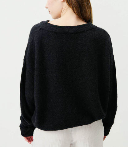 Pull Col Bateau Vitow Noir