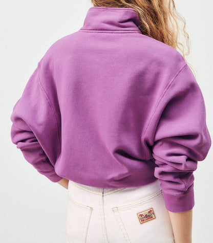 Sweat-shirt Zippé Izubird Rose Indien Vintage