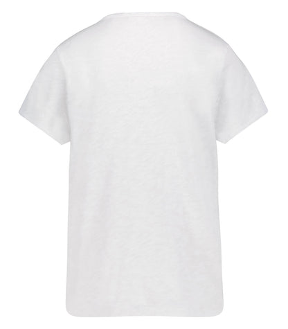 Tee-shirt Sonoma Manches Courtes Col V Blanc