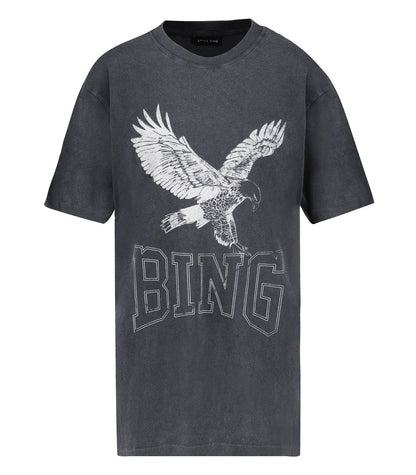 Tee-shirt Lili Retro Eagle Washed Black
