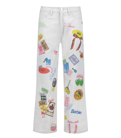 Jean barbie Denim Destiny Craie