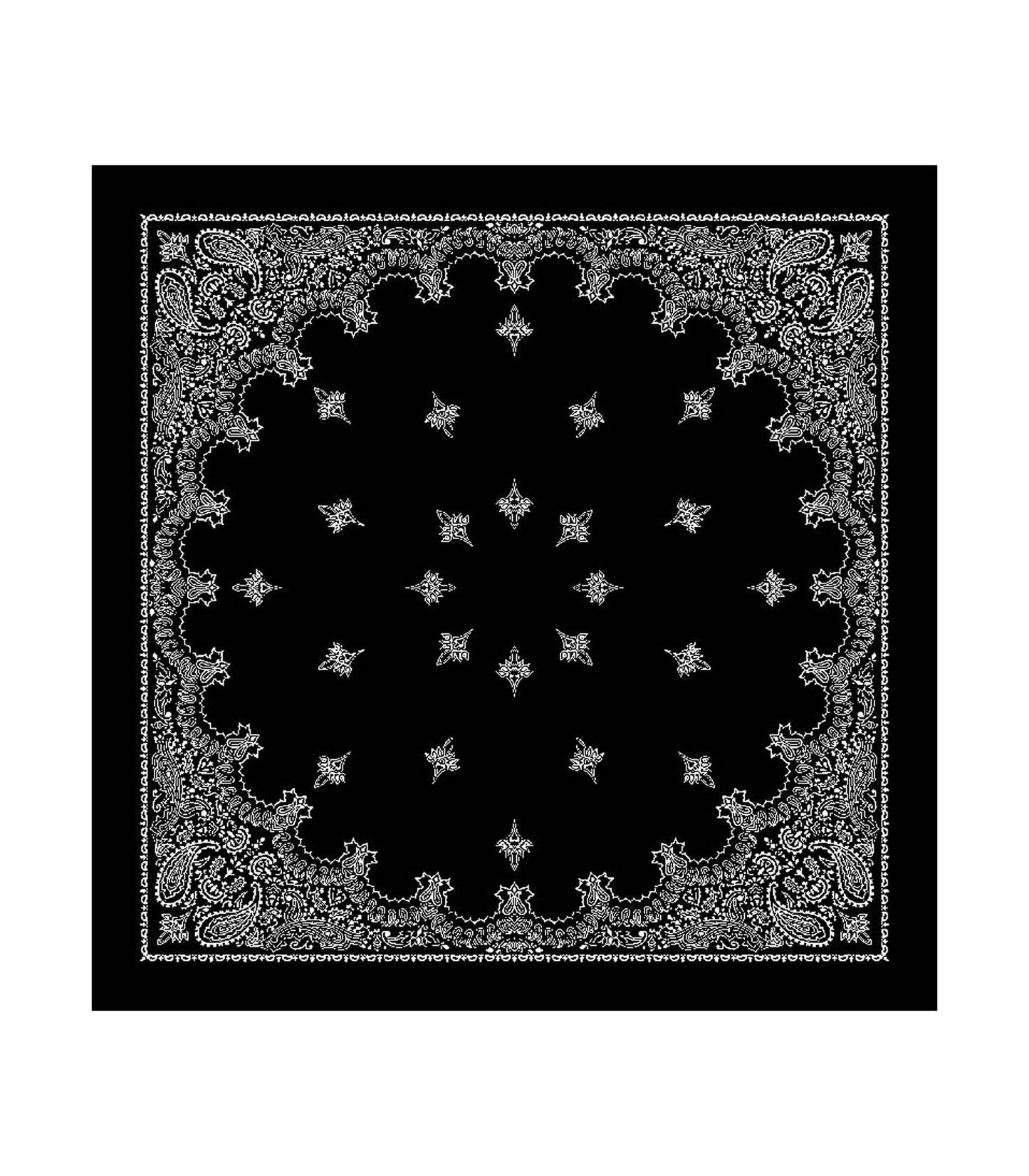 Bandana Noir 90 x 90 cm