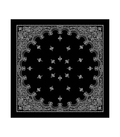 Bandana Noir 90 x 90 cm