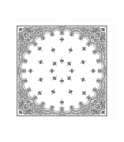 Bandana Blanc 90 x 90 cm