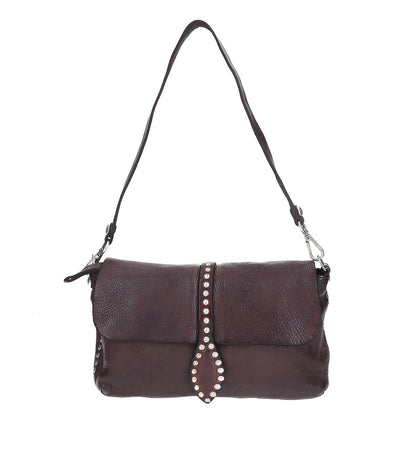 Sac Baguette Cuir Brun