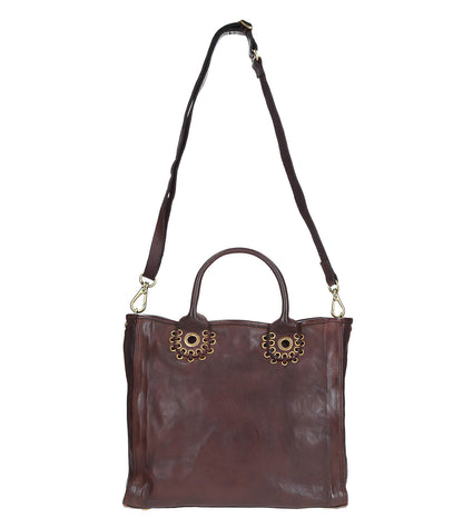 Sac Bandoulière en Cuir Marron
