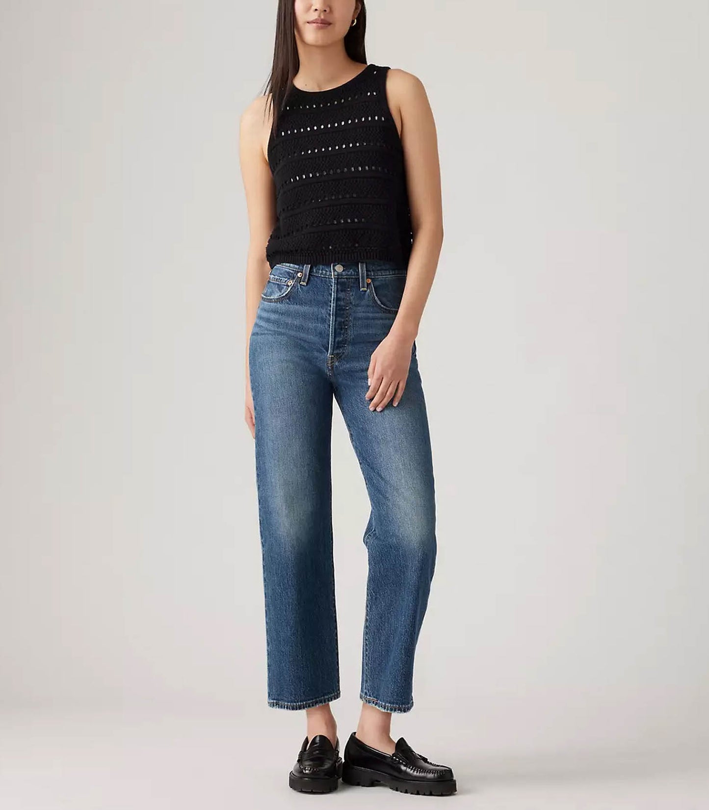 Jean Ribcage Straight Ankle My Honor No Dx