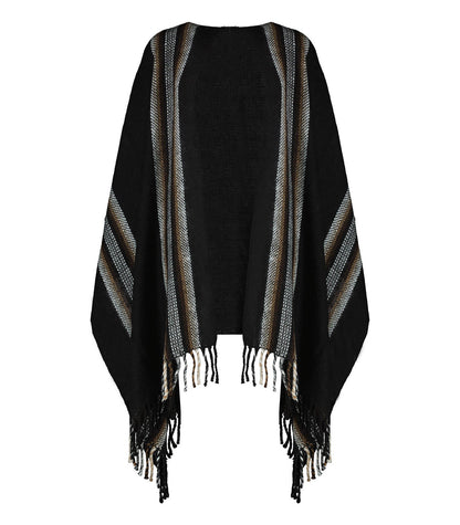 Poncho Ruana Ond Anthracite