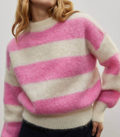 Pull en Mohair Lilly Pink