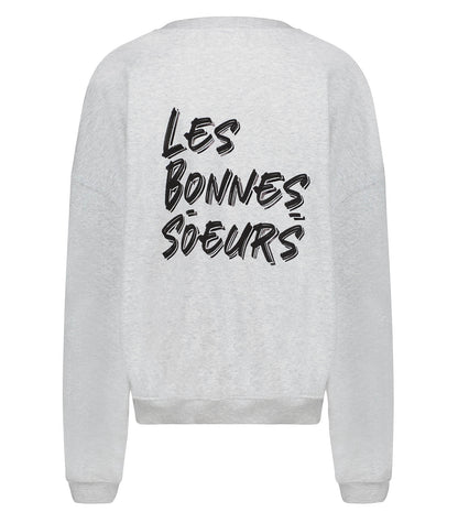 Sweat-shirt Babe Gris Chiné Clair
