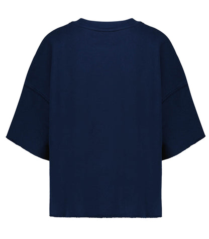 Sweat-shirt à Manches Courtes Romeo Navy