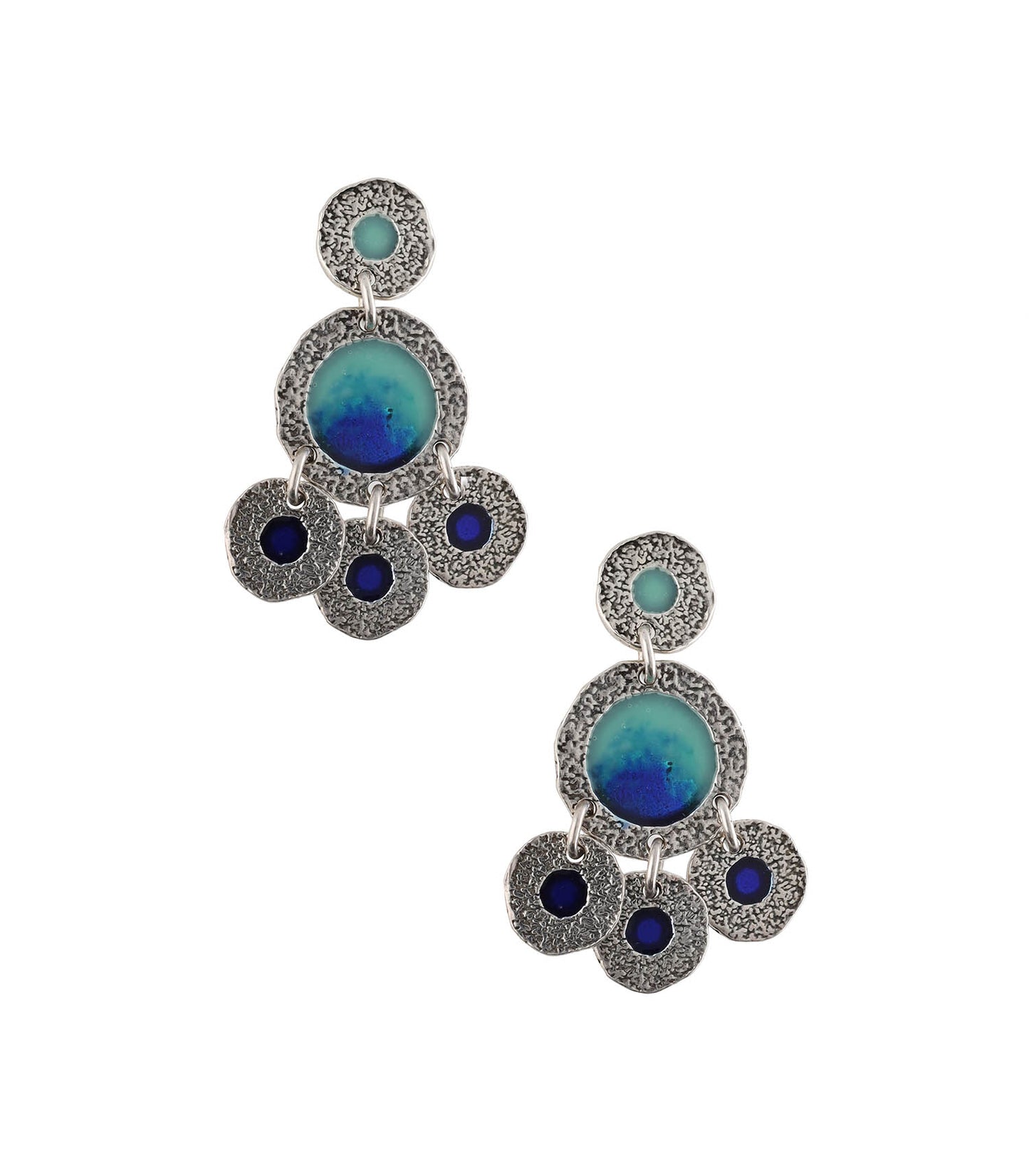 Boucles d'oreilles Illusion Argentées