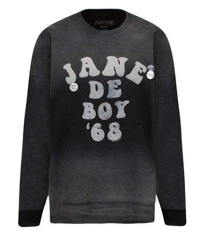 Sweat-shirt Piper Jane de Boy '68 Black