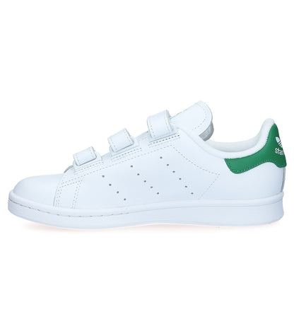 Sneakers Stan Smith à scratch CF Blanc/Vert