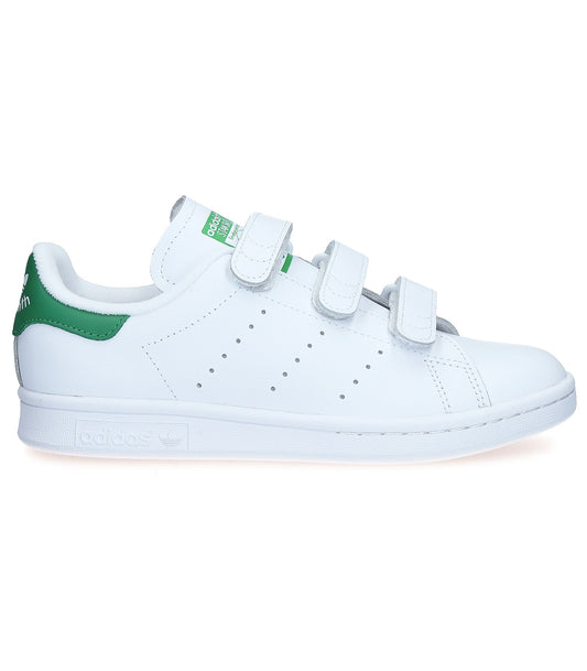 Sneakers Stan Smith à scratch CF Blanc/Vert