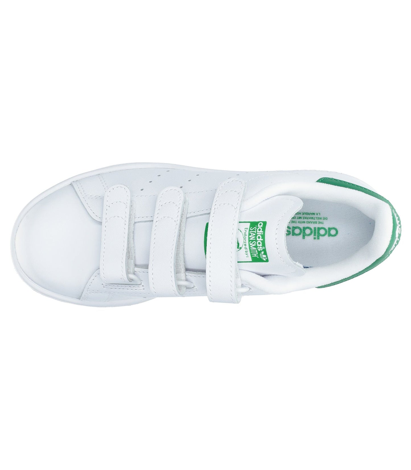 Sneakers Stan Smith à scratch CF Blanc/Vert